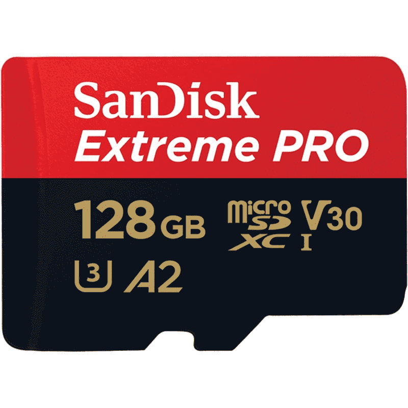 SanDisk 128GB V30  MicroSDXC Extreme Pro UHS-I A2  Adaptörlü Hafıza Kartı 200/140MB/s