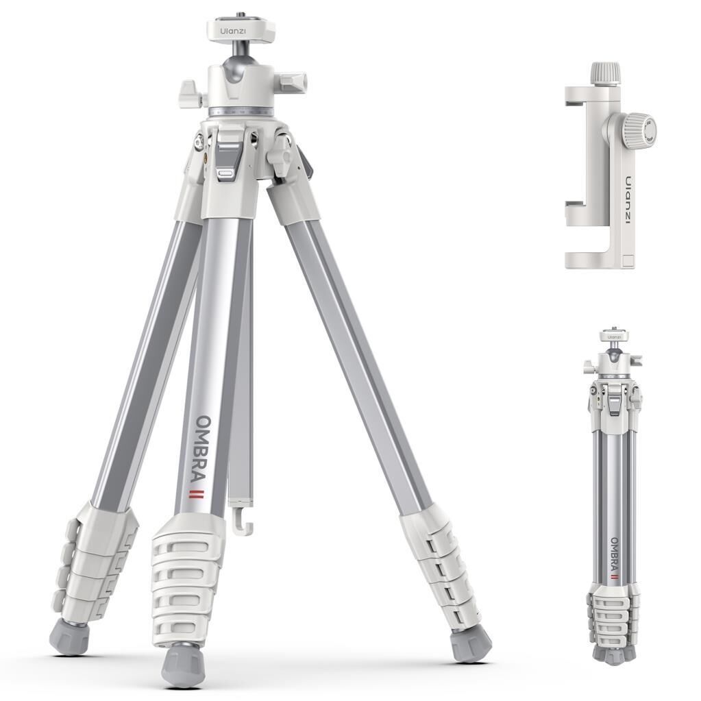 Ulanzi Ombra II Seyahat Fotoğraf Tripodu T155 - Beyaz