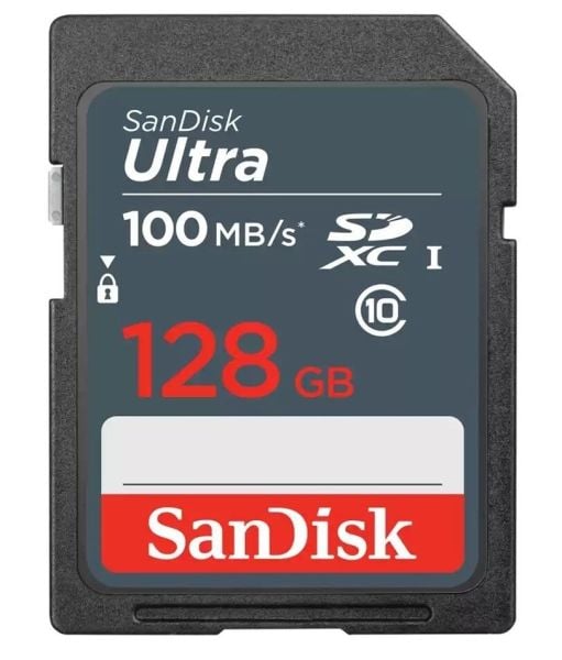 SanDisk Ultra 128GB V10 SDHC Hafıza Kartı 100MB/sn