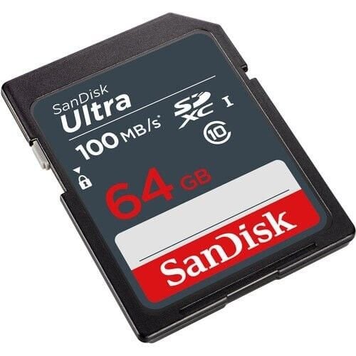 SanDisk Ultra 64GB V10 SDHC Hafıza Kartı 100MB/sn