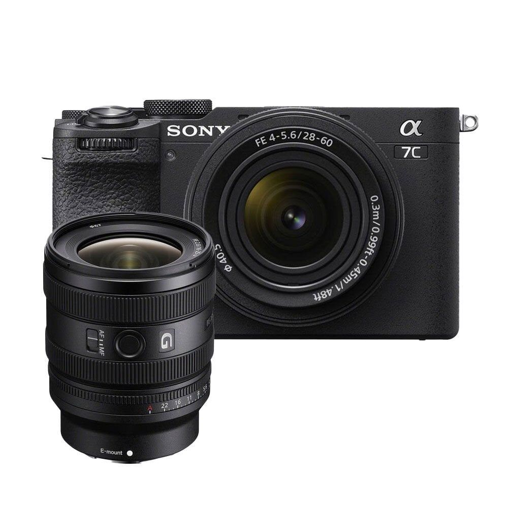 Sony A7C II 28-60mm + 16-25mm f/2.8 G Lens Kit (Siyah)