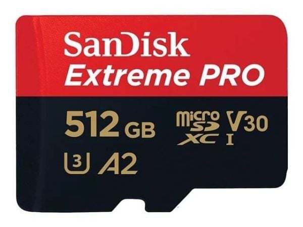 SanDisk 512GB V30  MicroSDXC Extreme Pro UHS-I A2  Adaptörlü Hafıza Kartı 200/140MB/s