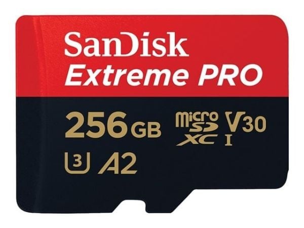 SanDisk 256GB V30  MicroSDXC Extreme Pro UHS-I A2  Adaptörlü Hafıza Kartı 200/140MB/s