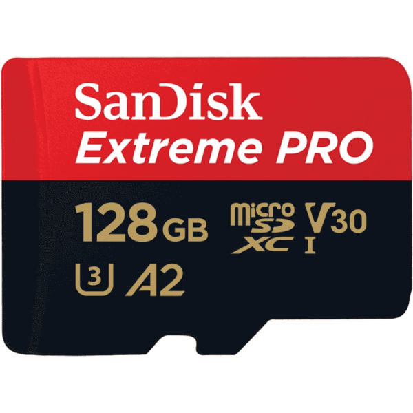 SanDisk 128GB V30  MicroSDXC Extreme Pro UHS-I A2  Adaptörlü Hafıza Kartı 200/140MB/s