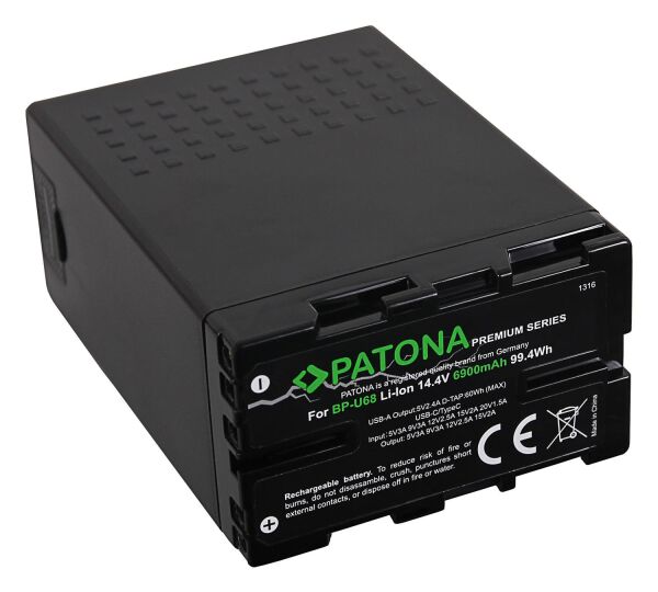 Patona 1316 Premium Batarya Sony BP-U68