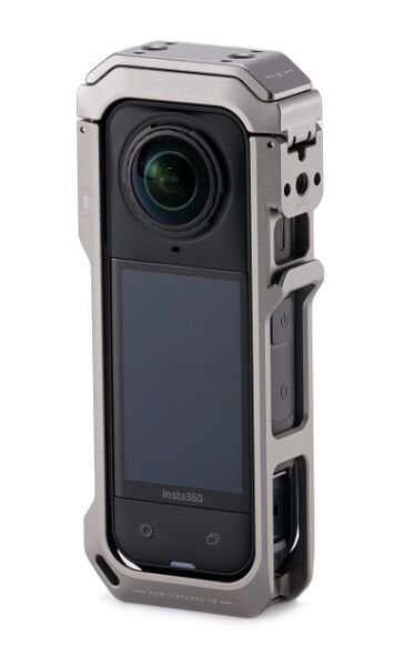 Tilta TA-T90-FCC-TG Insta360 X5 için Tam Kamera Kafesi – Titanyum Gri