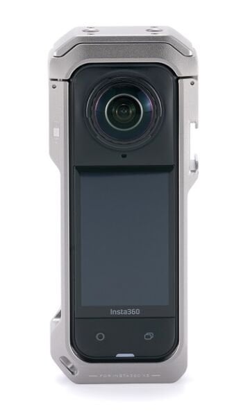 Tilta TA-T90-FCC-TG Insta360 X5 için Tam Kamera Kafesi – Titanyum Gri