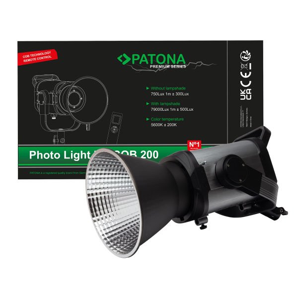 PATONA 4281 COB-200 Bi Color APRC Video Işığı