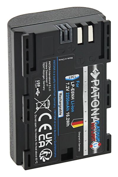 Patona 1361 Platinum Usb-C Girişli Batarya Canon LP-E6NH