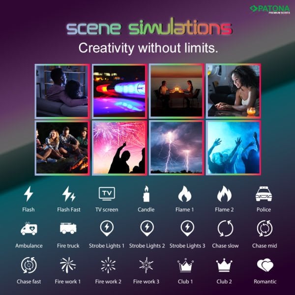 PATONA Premium RC30 RGB Tüp Fotoğraf ve Video Işığı