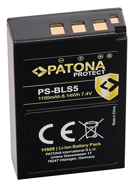 Patona Protect Batarya Olympus BLS5 İçin