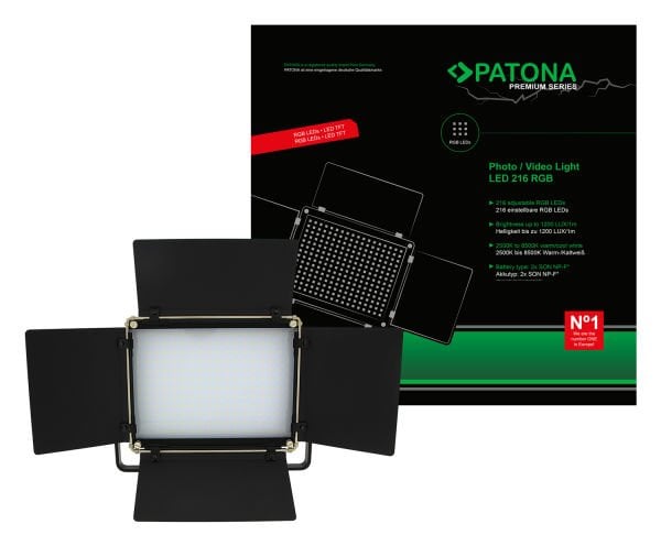 PATONA 4289 RGB 216AS LED Fotoğraf ve Video Işığı