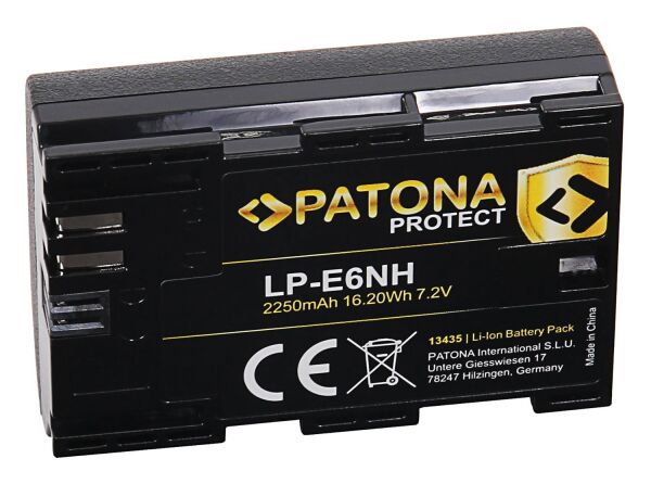 Patona 13435 Protect Batarya Canon LP-E6NH