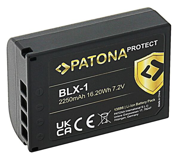 Patona Protect Batarya Olympus BLX-1 İçin