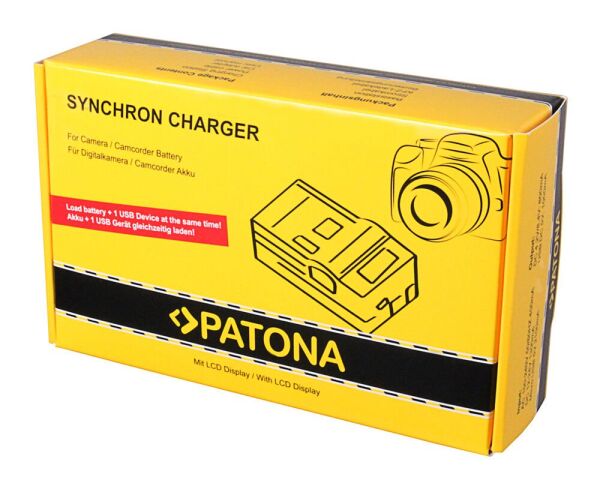 Patona 4574 Standart Seri Synchron Usb Şarj Aleti Canon Lp-E8 With Lcd