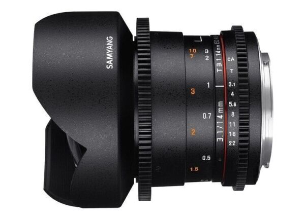 Samyang 14mm T3.1 ED AS IF UMC II MFT Mount Cine Lens