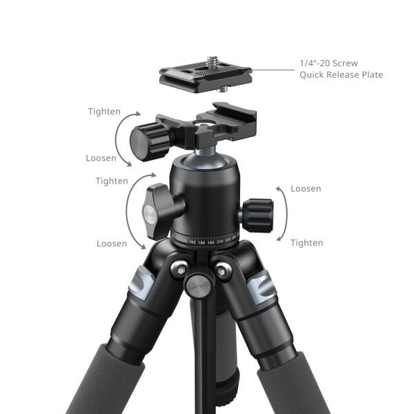 SmallRig 5470 VT-20Pro Taşınabilir Masaüstü Mini Tripod