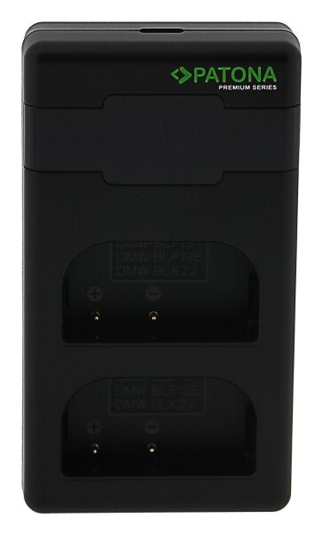 Patona 161942 Premium Twin Performans Pd Şarj Aleti Panasonic Dmw-Blf-19 İncl. Usb-C Cable