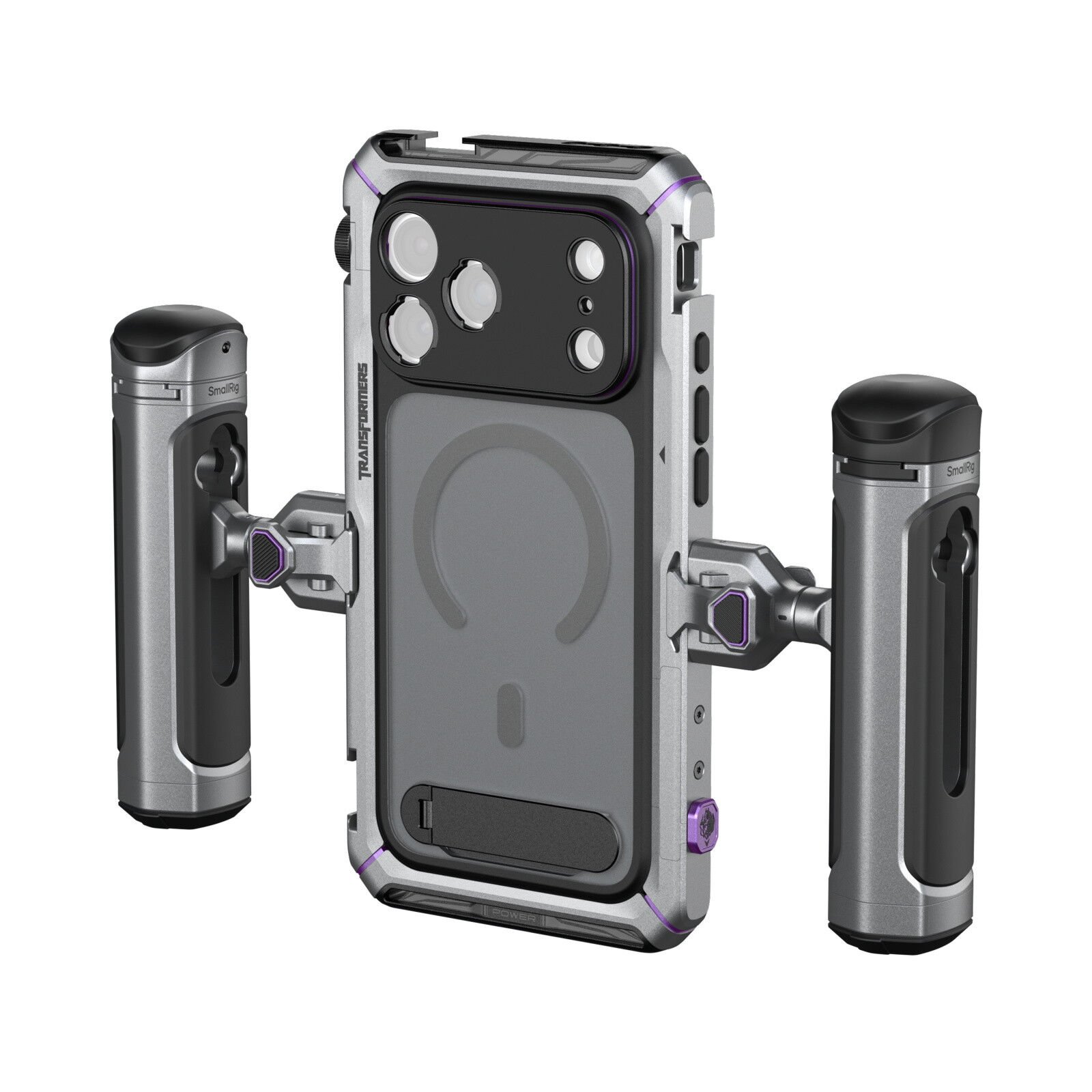 SmallRig 5584 Megatron Edition iPhone 17 Pro Max  için Çift El Tipi Mobil Cihaz Kiti