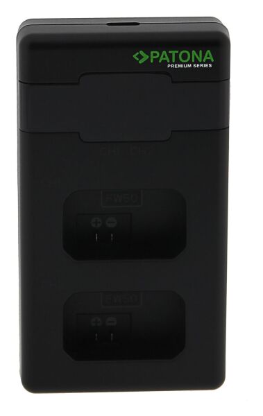 Patona 161964 Premium Twin Performans Pd Şarj Aleti Sony Np-Fw50 İncl. Usb-C Cable