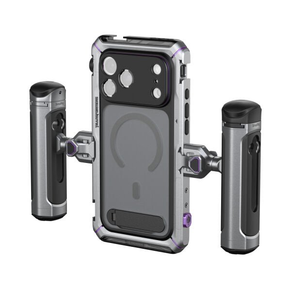 SmallRig 5585 Megatron Edition iPhone 17 Pro  için Çift El Tipi Mobil Cihaz Kiti