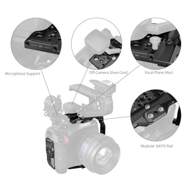 SmallRig 5810 Canon EOS C80  için  Kafes