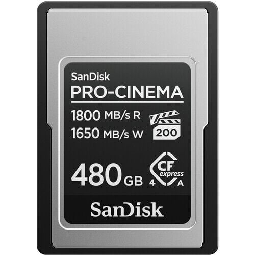SanDisk 480GB PRO-CINEMA CFexpress™ Tip A Hafıza Kartı