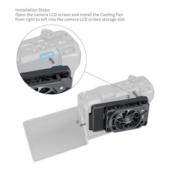 SmallRig 5874 Nikon ZR  için  Soğutma Fanı