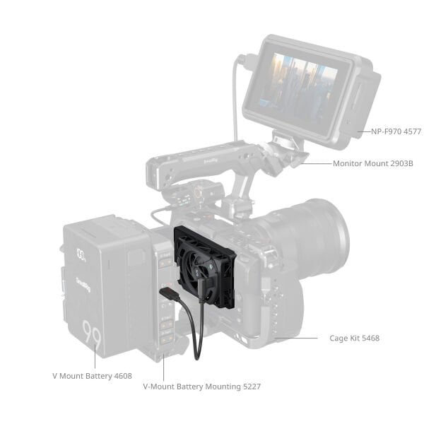SmallRig 5874 Nikon ZR  için  Soğutma Fanı