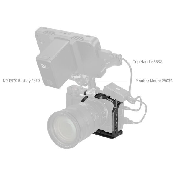 SmallRig Nikon ZR 5905 için  Yarım Kafes