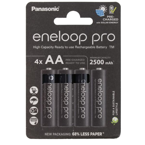 Panasonıc Eneloop (4'lü 2500 Mah 1.2V) AA Şarj Edilebilir Pil