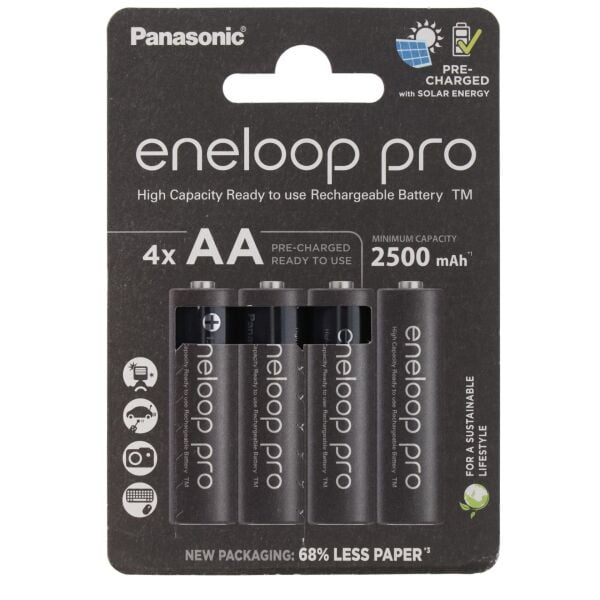 Panasonıc Eneloop (4'lü 2500 Mah 1.2V) AA Şarj Edilebilir Pil