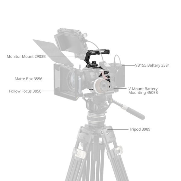 SmallRig 5955 Canon EOS R6 Mark III / R6 Mark II   için Temel Kafes Kiti