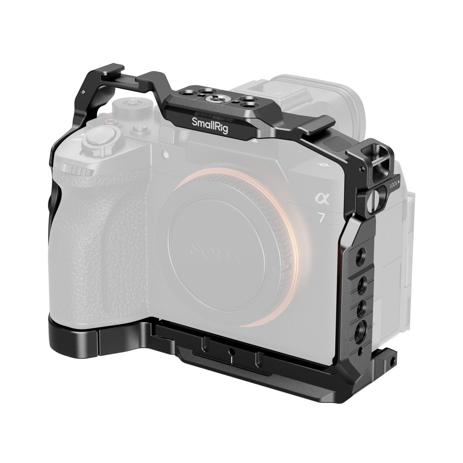 SmallRig 6024 HawkLock Hızlı Çıkarma Kafesi Sony Alpha 7 V / 7R V / 7 IV  için