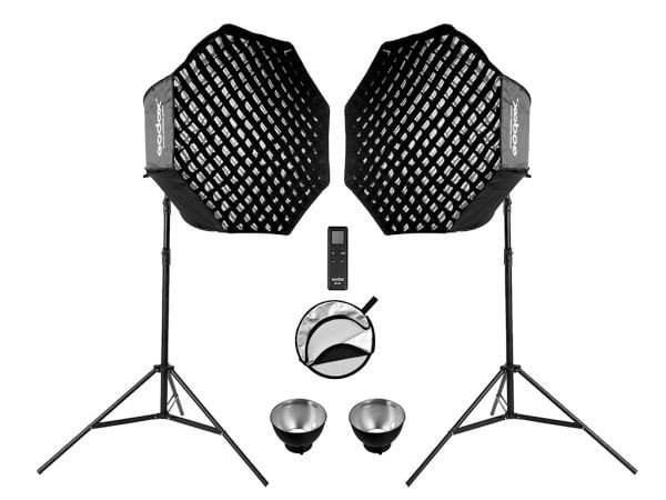 Godox SL60II D 60W LED Beyaz Video Işığı 2'li Kit