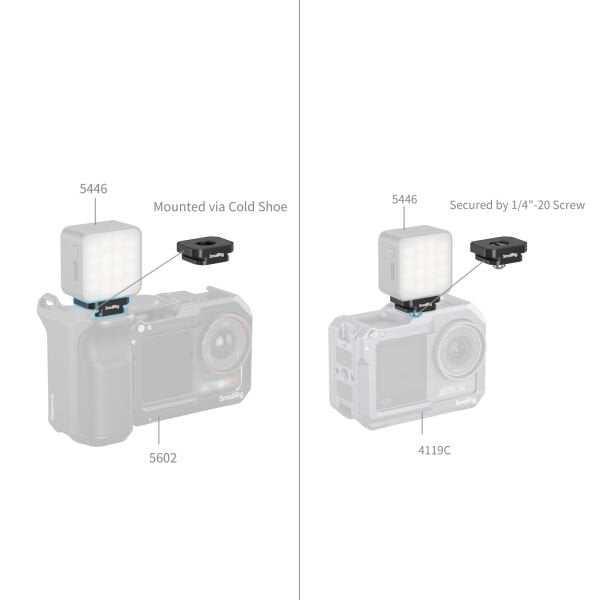 SmallRig 5472 Metal Ayak Bağlantılı  Montaj Plakası (4 adet)