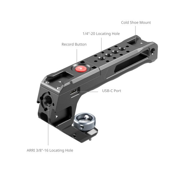 SmallRig 4927 Üst Tutma Kolu ve Geri Tetik Mekanizması (ARRI Yerleştirme Vidası)