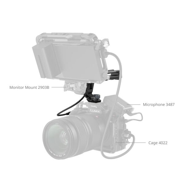 SmallRig 4927 Üst Tutma Kolu ve Geri Tetik Mekanizması (ARRI Yerleştirme Vidası)