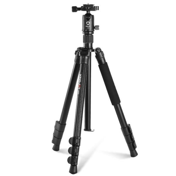 Kingjoy Profesyonel G555+G0 Hafif Seyahat Tripod
