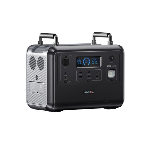 PATONA 9969 Platinum Taşınabilir Güç İstasyonu 1200 960Wh PD100W USB-C USB-A AC LED Işık LiFePO4