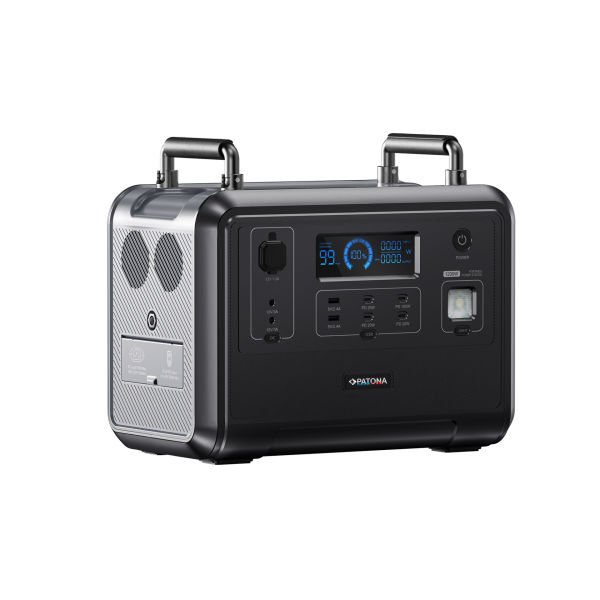 PATONA 9969 Platinum Taşınabilir Güç İstasyonu 1200 960Wh PD100W USB-C USB-A AC LED Işık LiFePO4