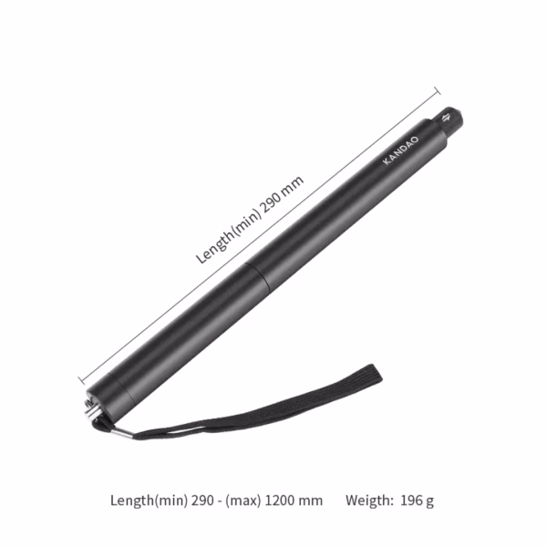 Kandao Q23F-01 120cm Görünmez Selfie Çubuğu