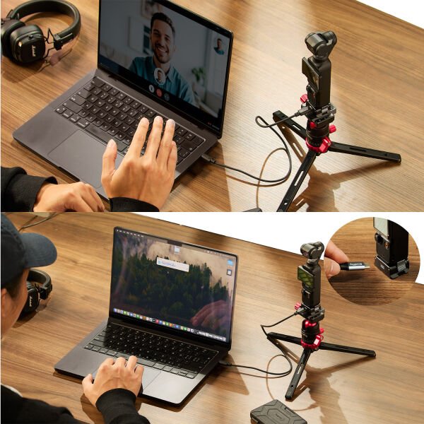 SmallRig 5376 DJI Osmo Pocket / 5 / 4 / 3 için Pil Adaptör Plakası