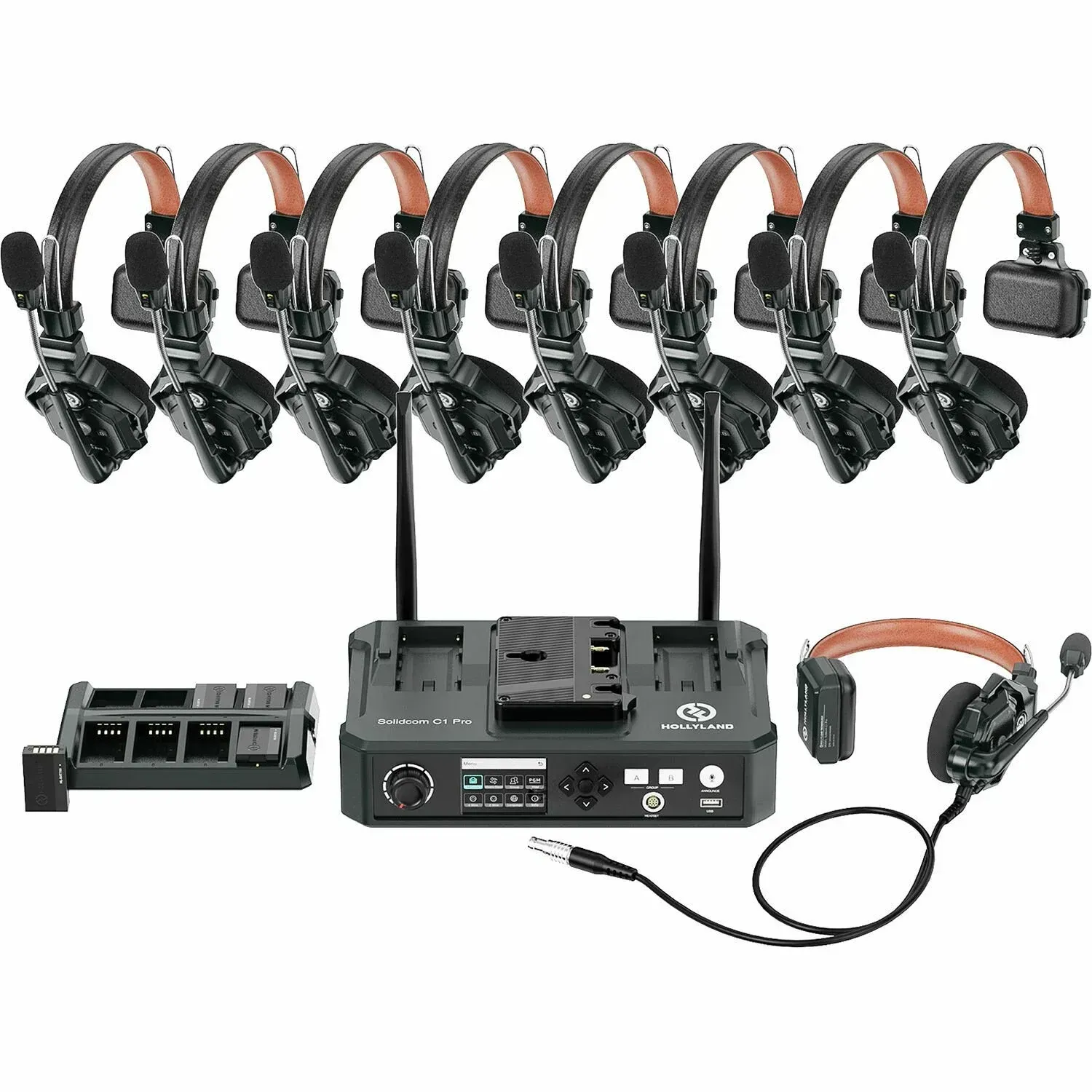 Hollyland Solidcom SE-8S Kablosuz Intercom Sistemi Standart Version (8 Kullanıcı)