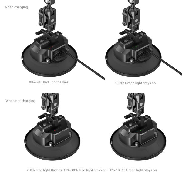 SmallRig 5399 5'' Elektrikli Vantuzlu Montaj Kiti