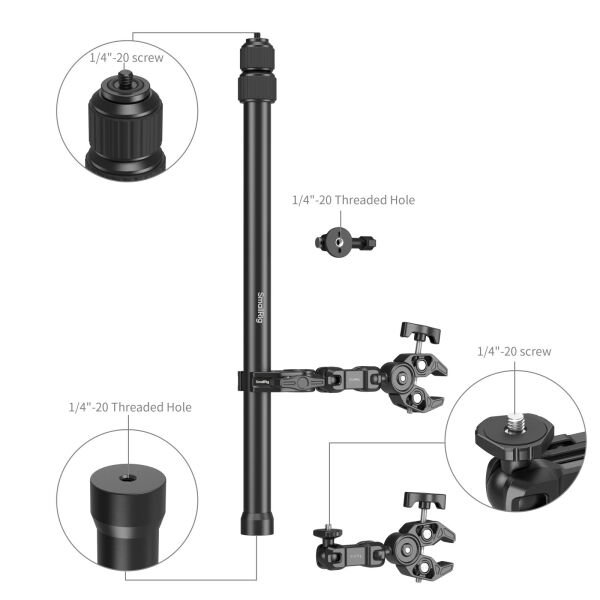 SmallRig 5459B Bisiklet Kamerası Montaj Aparatı
