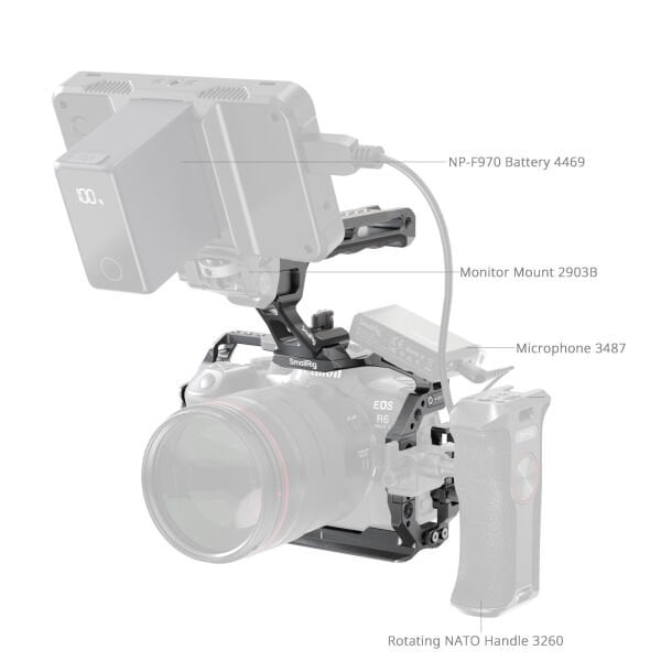 SmallRig 5197 Canon EOS R6 Mark II  için  Kafes Kiti