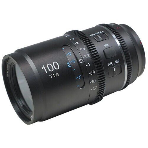Sirui Astra Series AF 100mm T1.8 1.33x Full Frame Blue Flares Anamorphic Sony E Mount Lens