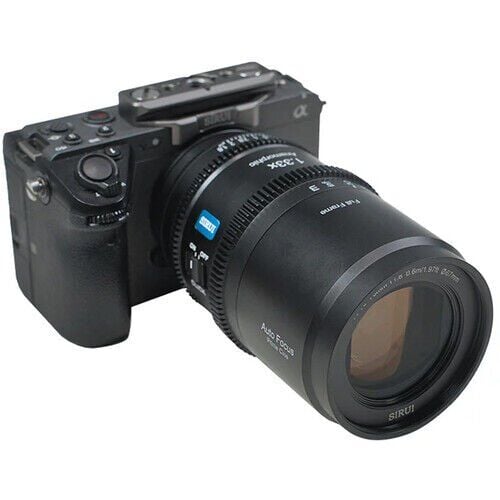 Sirui Astra Series AF 75mm T1.8 1.33x Full Frame Blue Flares Anamorphic Sony E Mount Lens