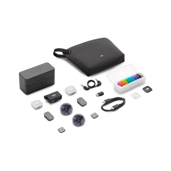 DJI Mic Mini 2 (Çift Kişilik) Kompakt Dijital Kablosuz Mikrofon Sistemi